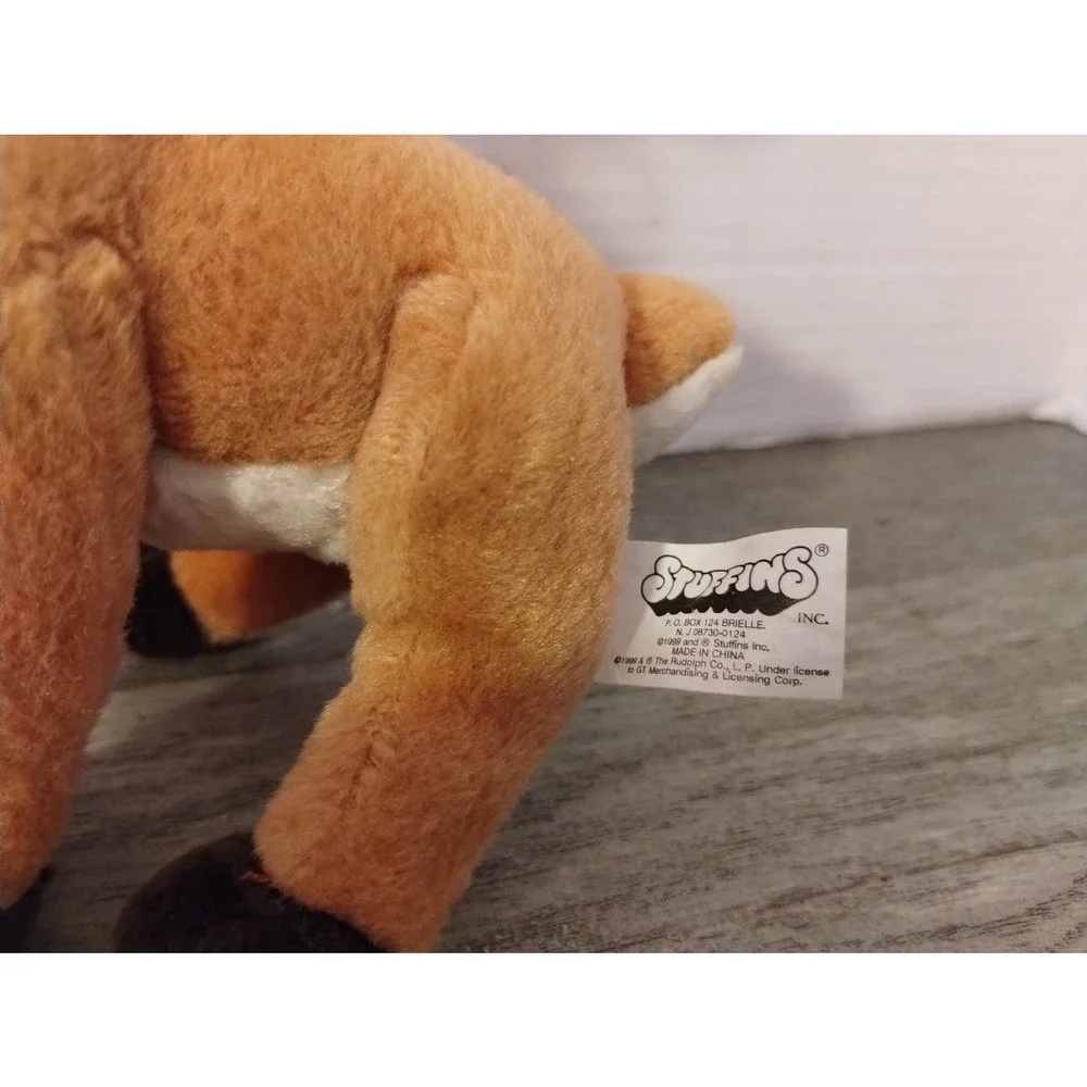 1999 CVS Stuffins Comet Coach Reindeer Rudolph Island Misfit Toy 8" Plush - Picture 5 of 11
